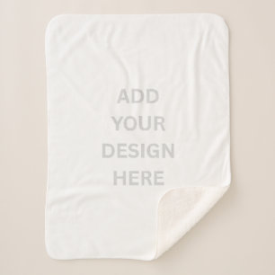 Create Your Own Design Sherpa Fleece Blanket