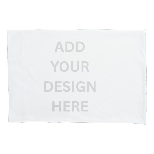 Create Your Own Design Single Standard Size Pillowcase (Front)