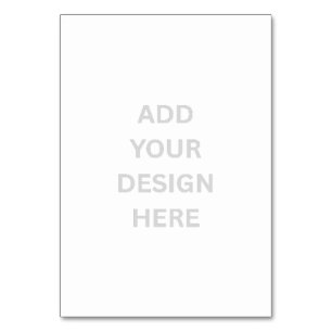 Create Your Own Design Table Card