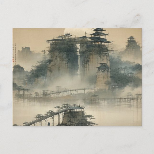 Create Your Own Design Vintage custom picture Postcard (Front)