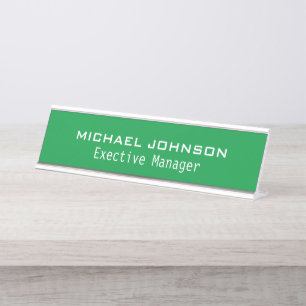 Create Your Own Desk Name Plate