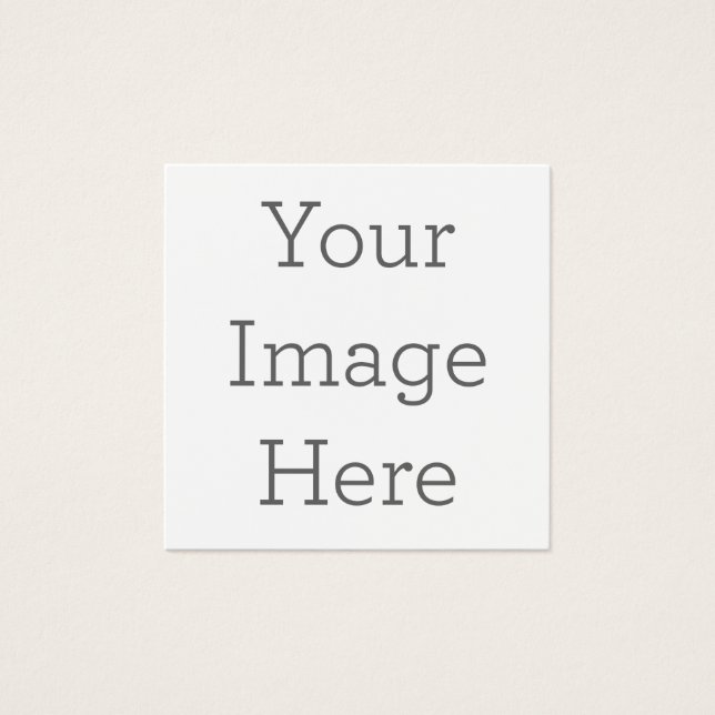 Square, 6.4 cm x 6.4 cm Profile Card (Front)