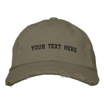 Create Your Own District Threads Chino Twill Cap
