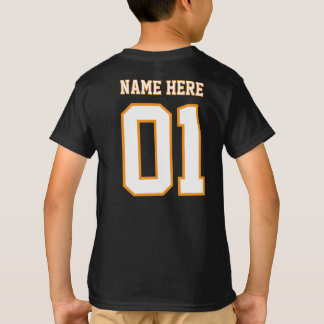 CREATE-YOUR-OWN DIY Custom design Boys Team Number T-Shirt