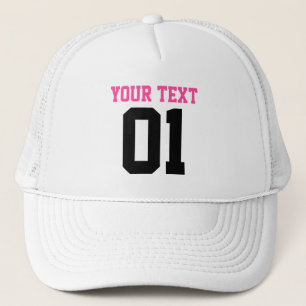 CREATE-YOUR-OWN DIY Custom Print Bachelorette Pink Trucker Hat