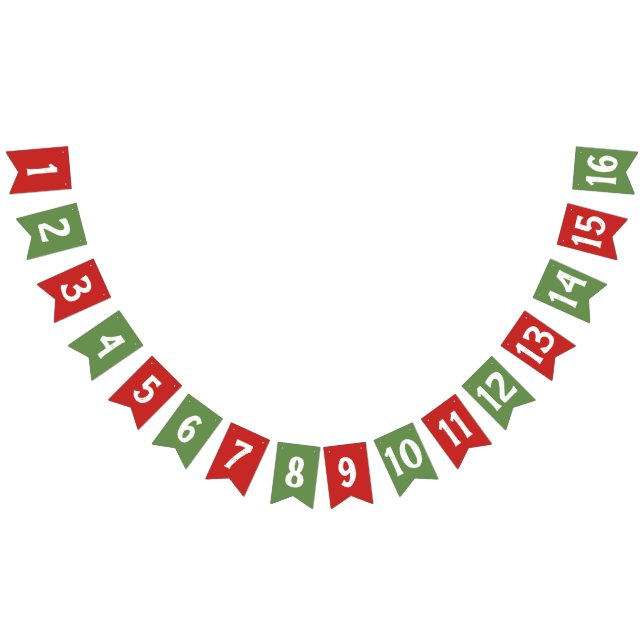 CREATE-YOUR-OWN DIY Custom TEXT design christmas Bunting (All)