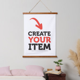 CREATE-YOUR-OWN DIY Custom upload your design Hanging Tapestry