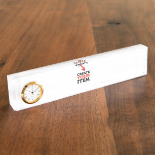 CREATE-YOUR-OWN DIY Custom upload your design Nameplate