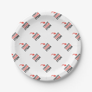 CREATE-YOUR-OWN DIY Custom upload your design Paper Plate