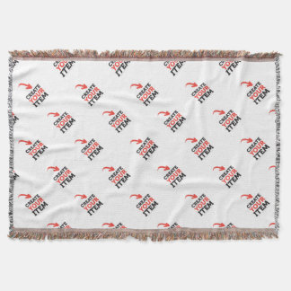 CREATE-YOUR-OWN DIY Custom upload your design Throw Blanket