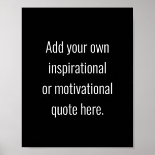 Create Your Own DIY Modern Inspirational Quote Poster