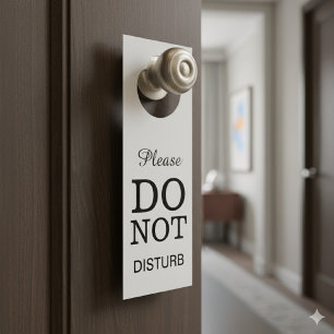 Create Your Own Do Not Disturb Wedding Door Hanger