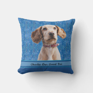 Create Your Own Dog Mum Puppy Photo Cushion