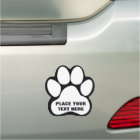 Create Your Own Dog Paw Print Message Text