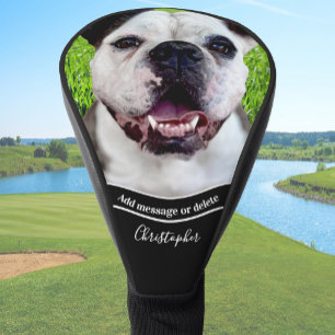 Create Your Own Dog Photo Personalised Golf Head Cover