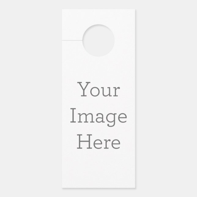 Small Standard Doorhanger, Signature Matte  (Front)