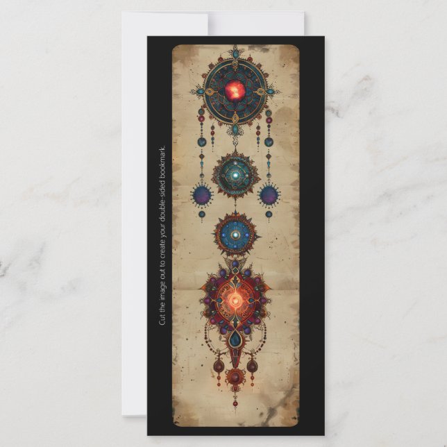 Create Your Own Dreamcatcher Mandalas Bookmark (Front)