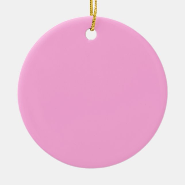 Create Your Own editable Ceramic Tree Decoration (Front)