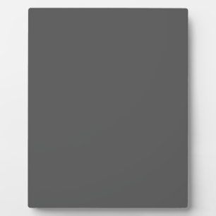 Create Your Own editable dark gray Plaque