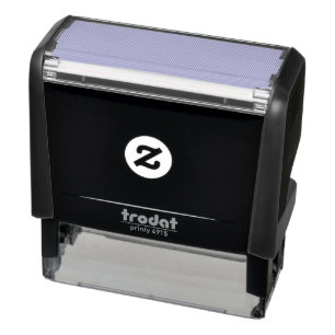 Create Your Own editable dark gray Self-inking Stamp