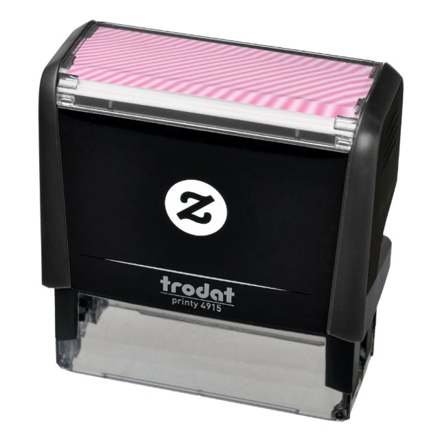 Create Your Own editable dark gray Self-inking Stamp (Product)