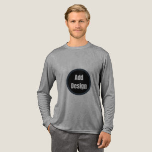 Create Your Own editable Tri-Blend Shirt
