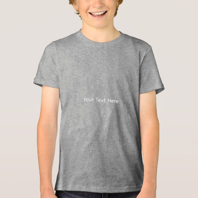 Create Your Own editable Tri-Blend Shirt (Front)