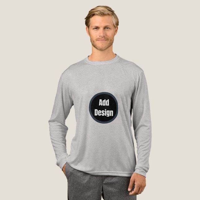 Create Your Own editable Tri-Blend Shirt (Full Front)
