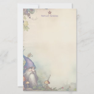 Create Your Own Elder Dwarf Garden Stationery