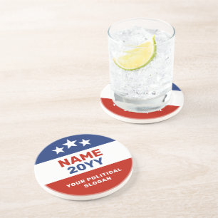 Create Your Own Election Campaign Gear Coasters