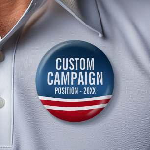 Create Your Own Election Design 6 Cm Round Badge