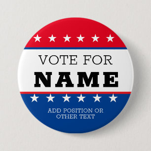 Create Your Own Election Design Campaign Button