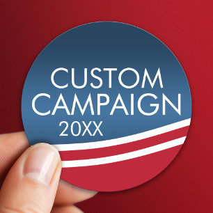 Create Your Own Election Design Classic Round Sticker