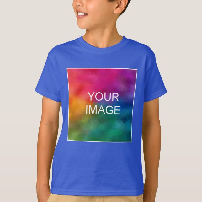Create Your Own Elegant Deep Royal Template T-Shirt (Front)