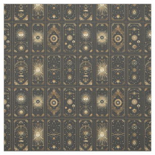 Create Your Own Elegant Gold Tarot Black Fabric
