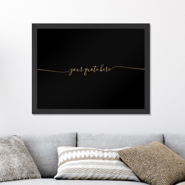 Create Your Own Elegant Minimalist Custom Quote Poster (Creator Uploaded)