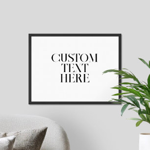 Create Your Own Elegant Modern Quote Poster