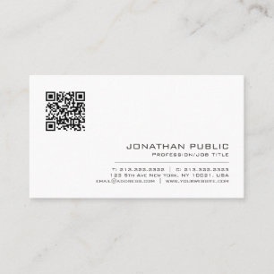 Create Your Own Elegant Modern Simple QR Code Business Card
