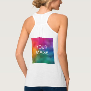 Create Your Own Elegant Modern White Template Singlet