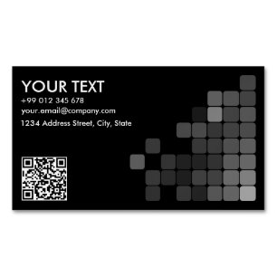 Create Your Own Elegant Professional QR Code Busin Magnetic Business Card