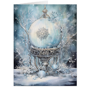 Create Your Own Elegant Winter Time Crystal Ball