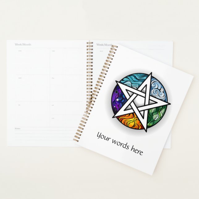 Create Your Own Elemental Pentacle Planner (Display)