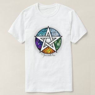 Create Your Own Elemental Pentacle T-Shirt