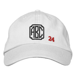 Create Your Own Embroidered Custom Monogram V24 Embroidered Hat