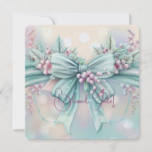 Create Your Own Enchanting Fairy Bow Holly Berries Card