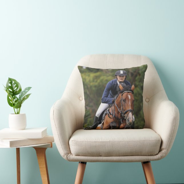 Create Your Own Equestrian Horse Photo Custom Cushion (Chair)