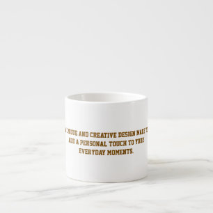 Create Your Own Espresso Mug