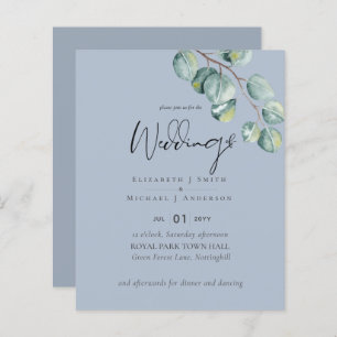 Create Your Own Eucalyptus Dusty Blue Wedding