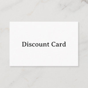 Create Your Own Euro Squared 3.346" x 2.165" Discount Card