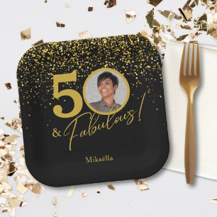 Create Your Own Fabulous Birthday Photo Paper Plate